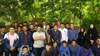 بازدید دانشجویان  از مزرعه ارگانیک